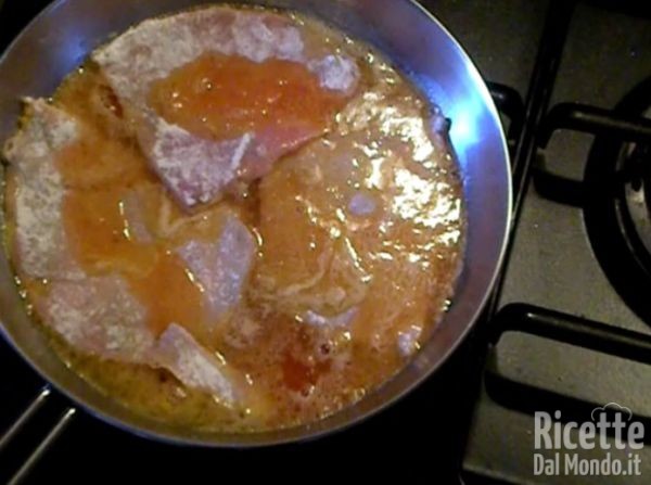 Scaloppine di Vitello al succo di Arancia