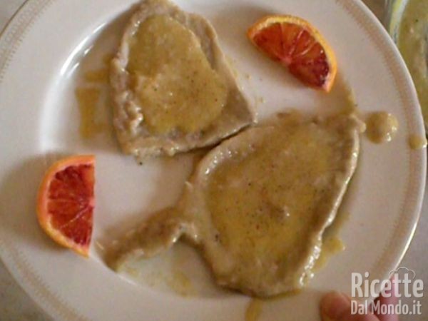Scaloppine di Vitello al succo di Arancia