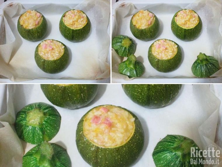Riempire le zucchine