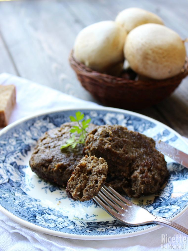 Medaglioni ai funghi champignon e carne