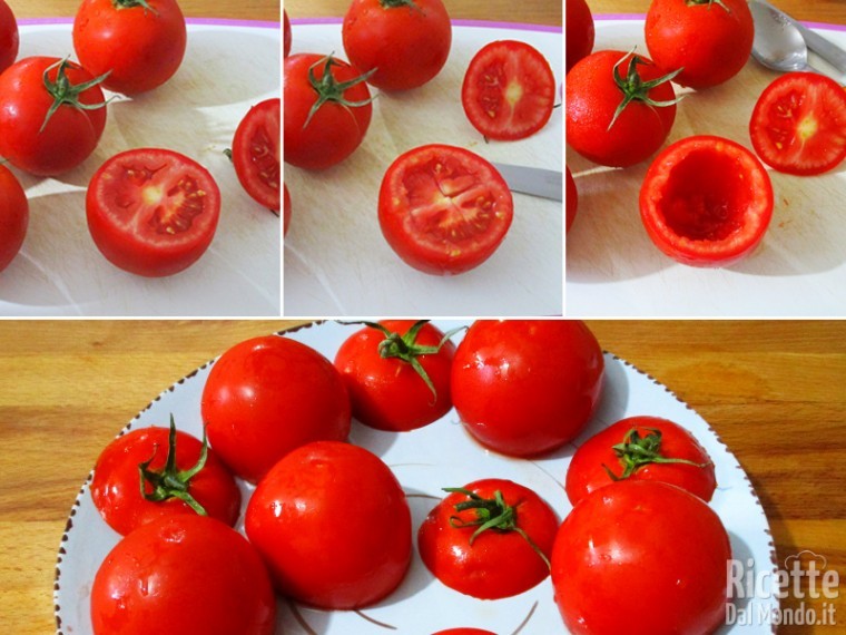 Pomodori freddi ripieni di tonno 2