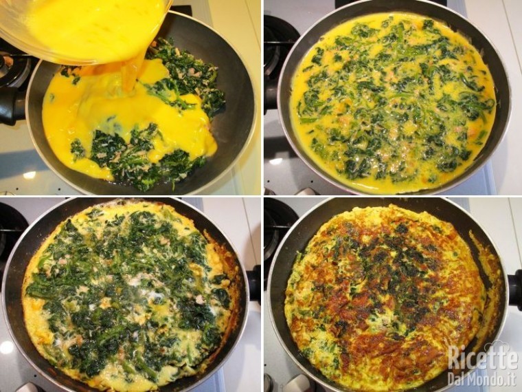 Frittata di spinaci e tonno 06