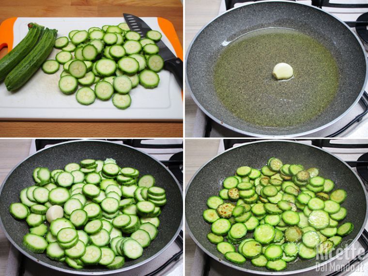 Rosolare le zucchine