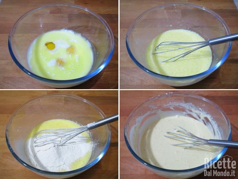 Preparare le crepes salate