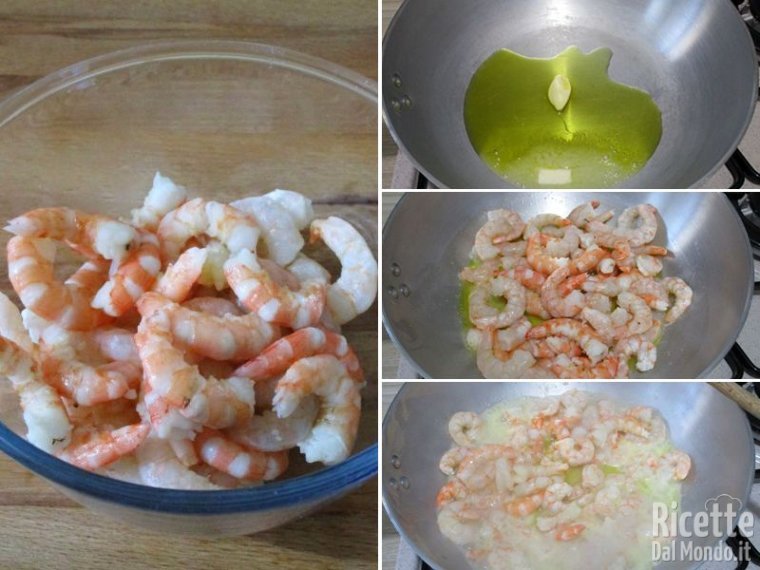 Preparare il ripieno delle crepes