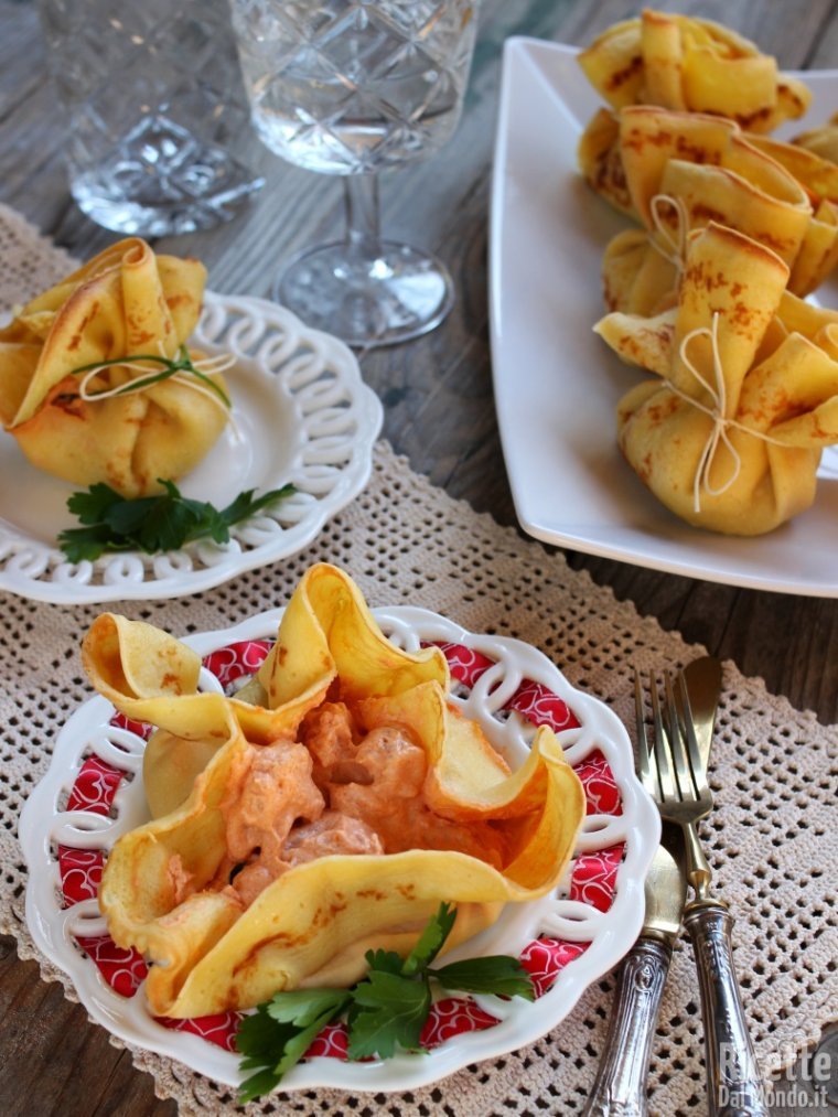 Come fare i sacchettini di gamberetti