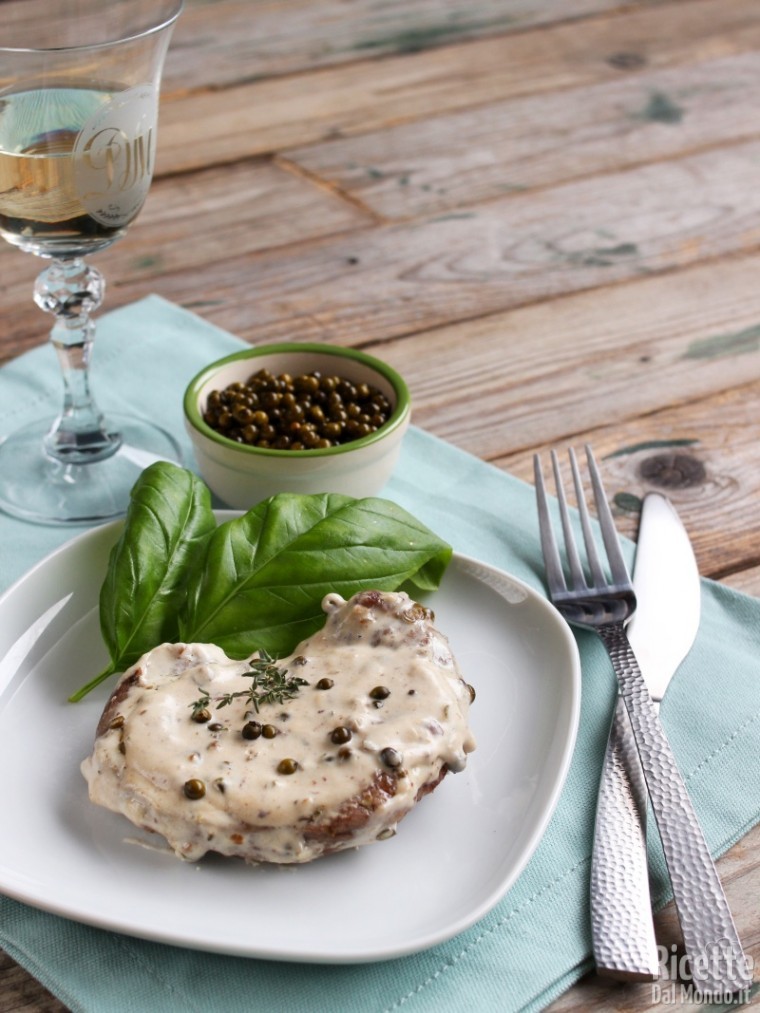 Come fare il filetto al pepe verde