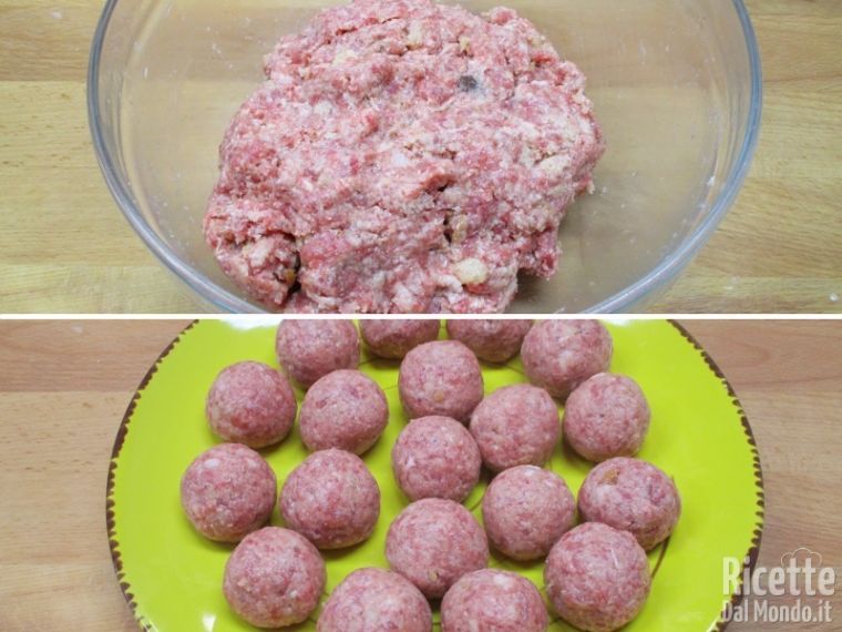 Formare le polpette
