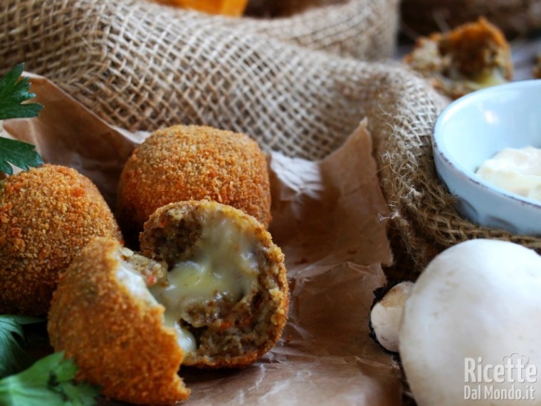Come fare le polpette di funghi