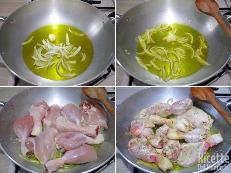 Cosce di pollo ai peperoni 3