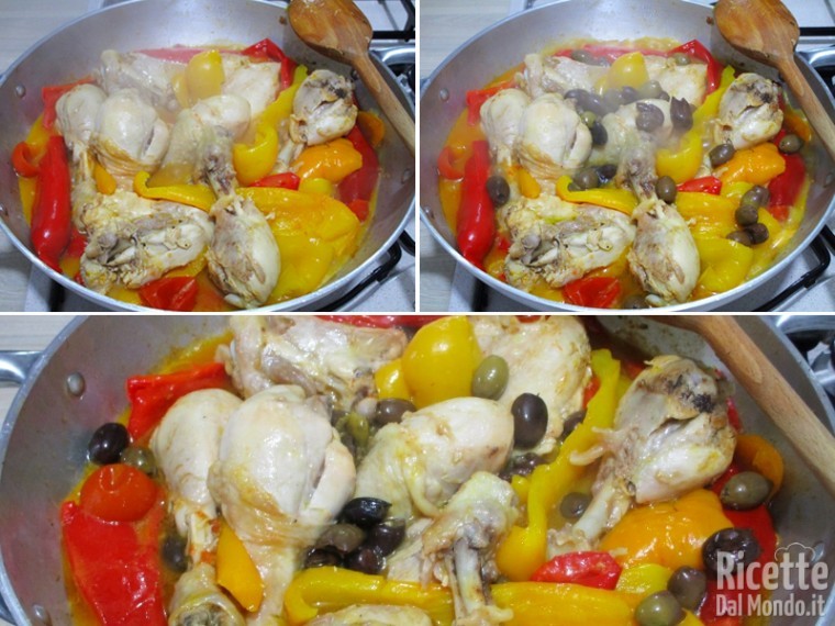 Cosce di pollo ai peperoni 6