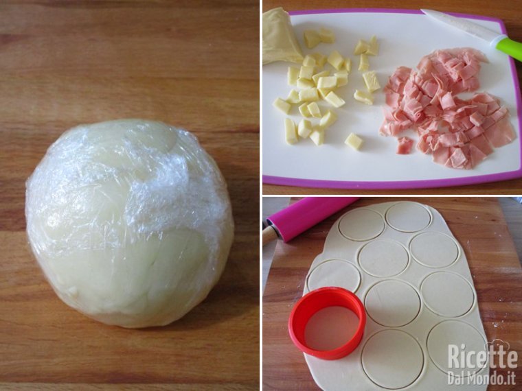 Lavorare l'impasto e preparare il ripieno