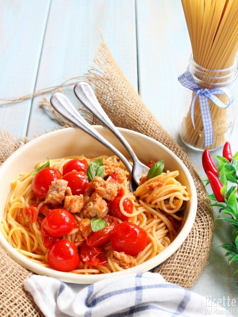 Ricetta pasta al tonno sott'olio