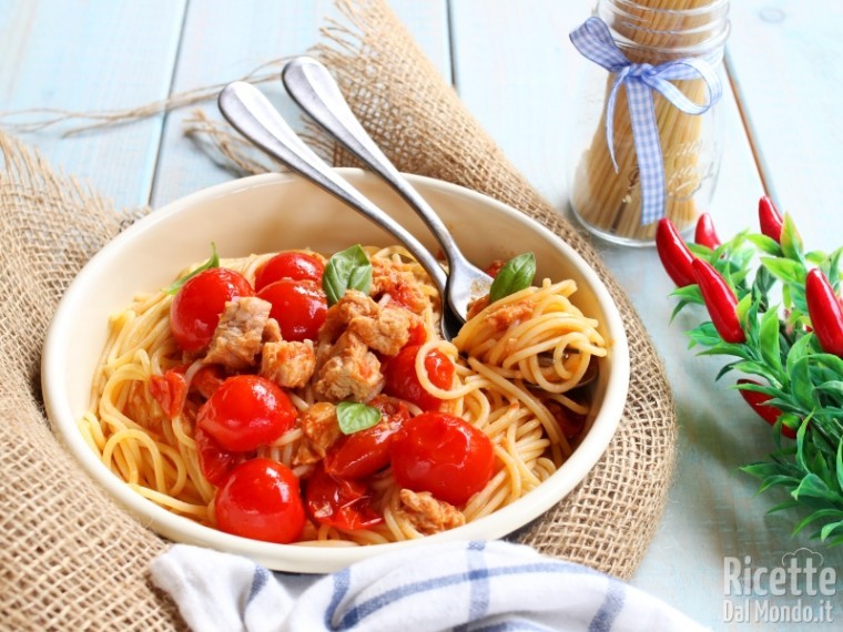 Spaghetti al tonno