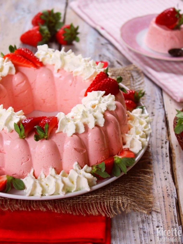 Ricetta bavarese alle fragole