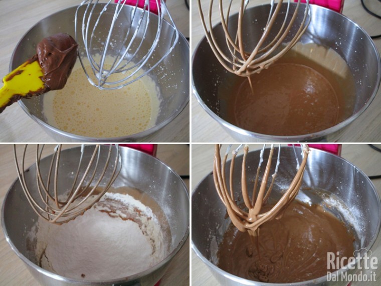 Ciambella soffice con crema di Nutella 4