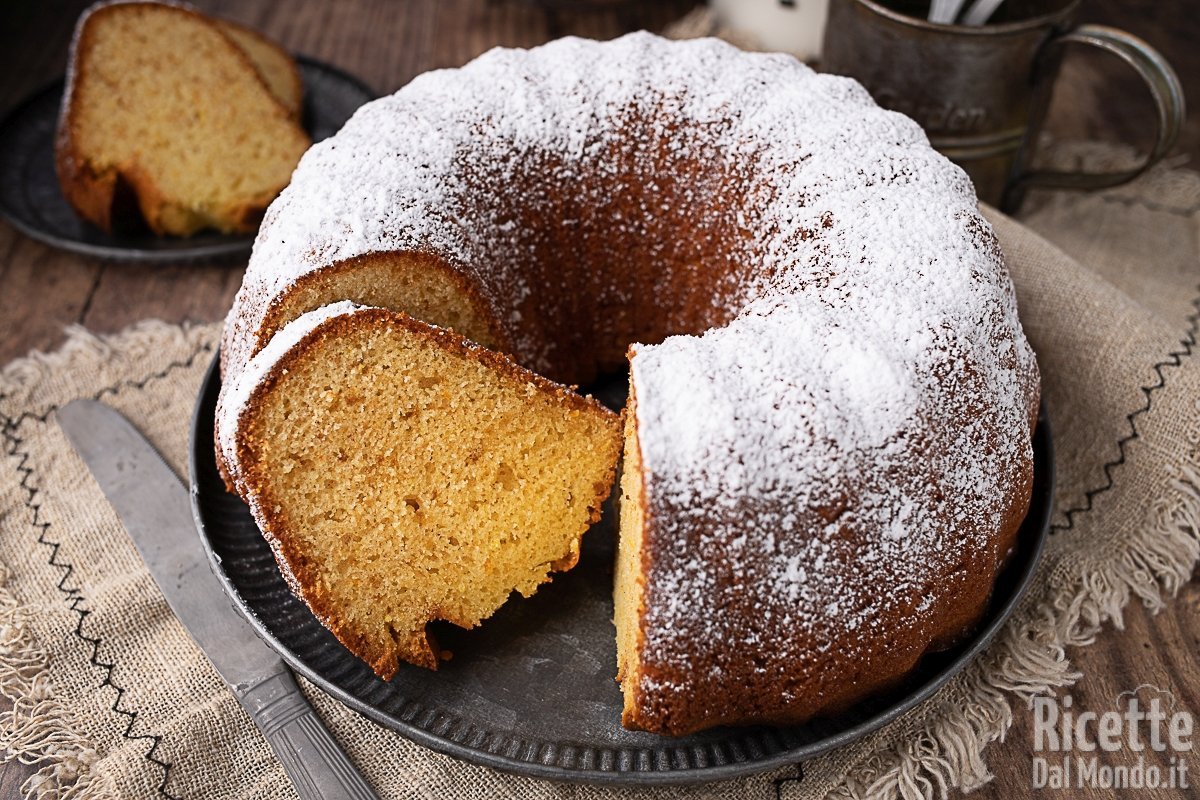 Ciambella della nonna. La ricetta semplice come quella di una volta!