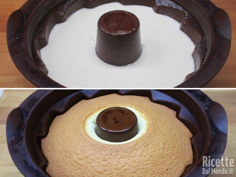 Cuocere la ciambella in forno caldo