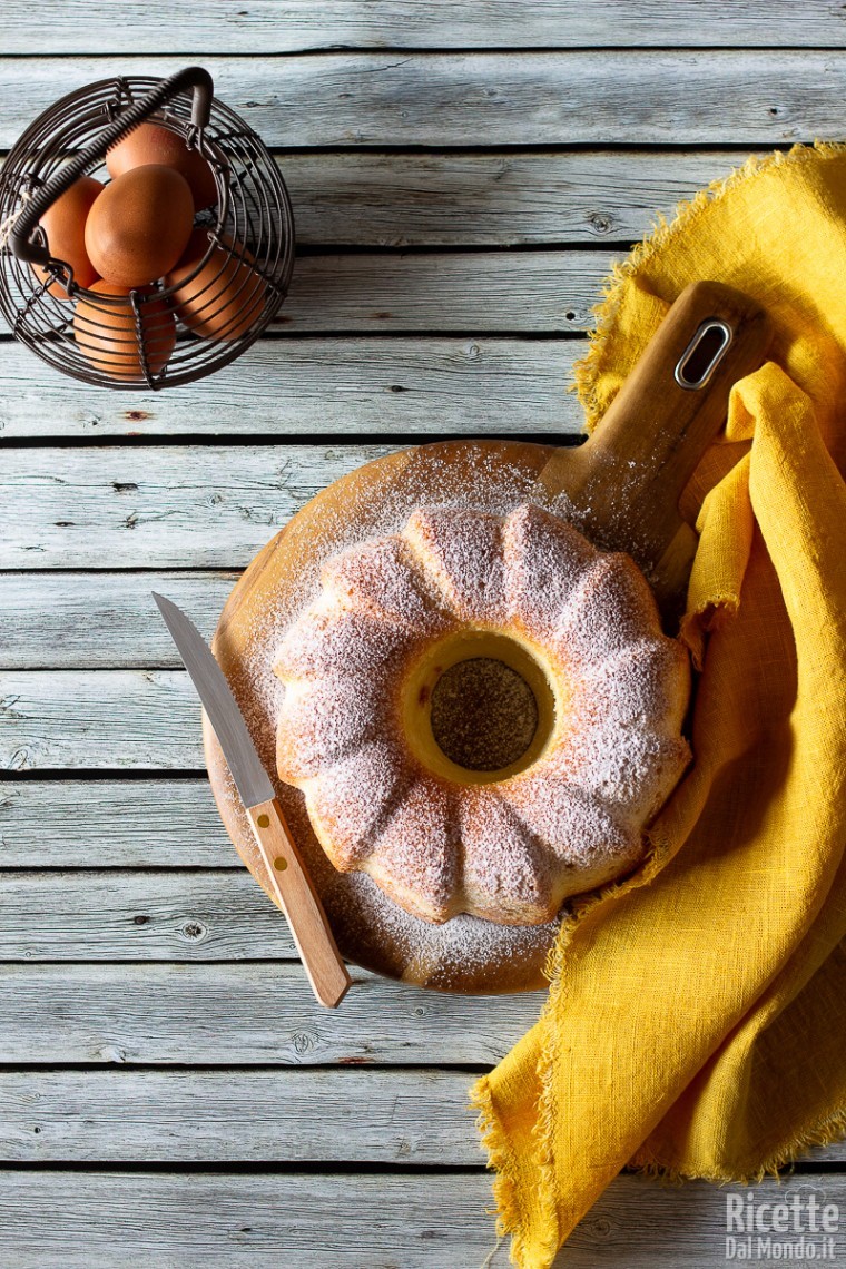 Ricetta ciambella con soli albumi