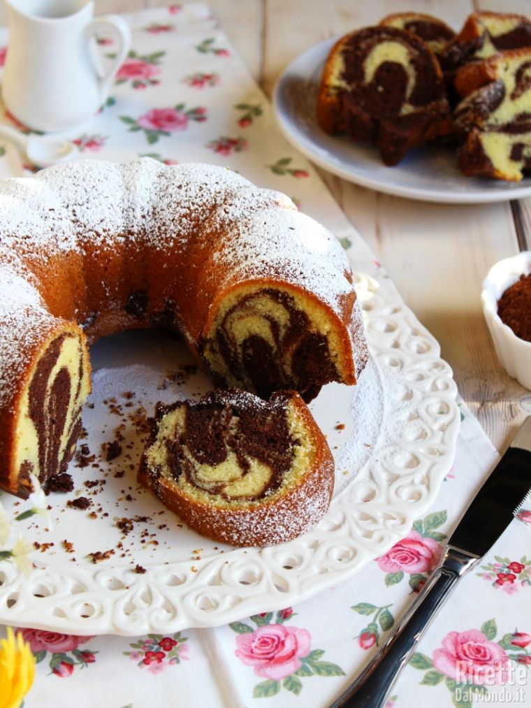Come fare la ciambella marmorizzata