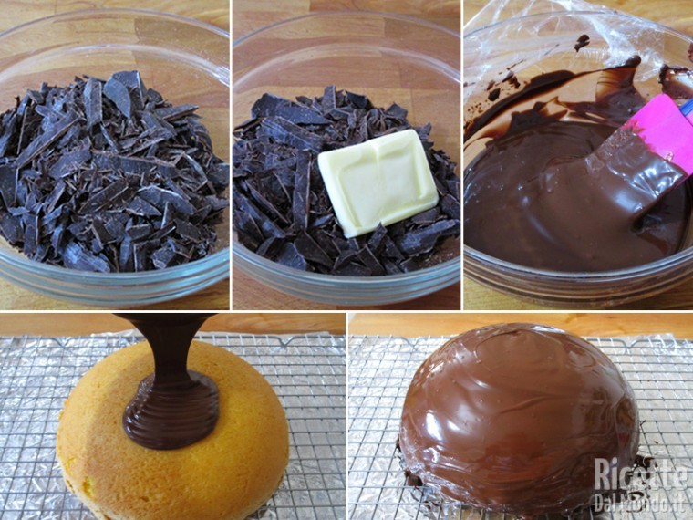 Glassare con il cioccolato