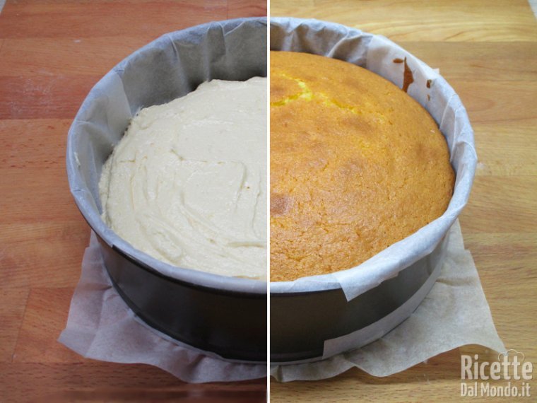 Cuocere la torta in forno caldo