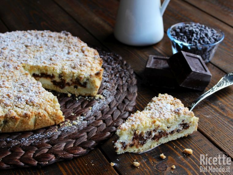 Torta sbriciolata alla ricotta