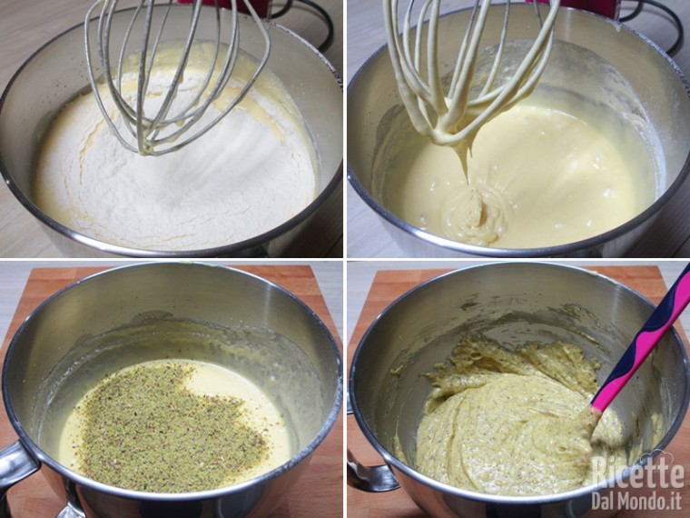 Aggiungere gli ingredienti secchi