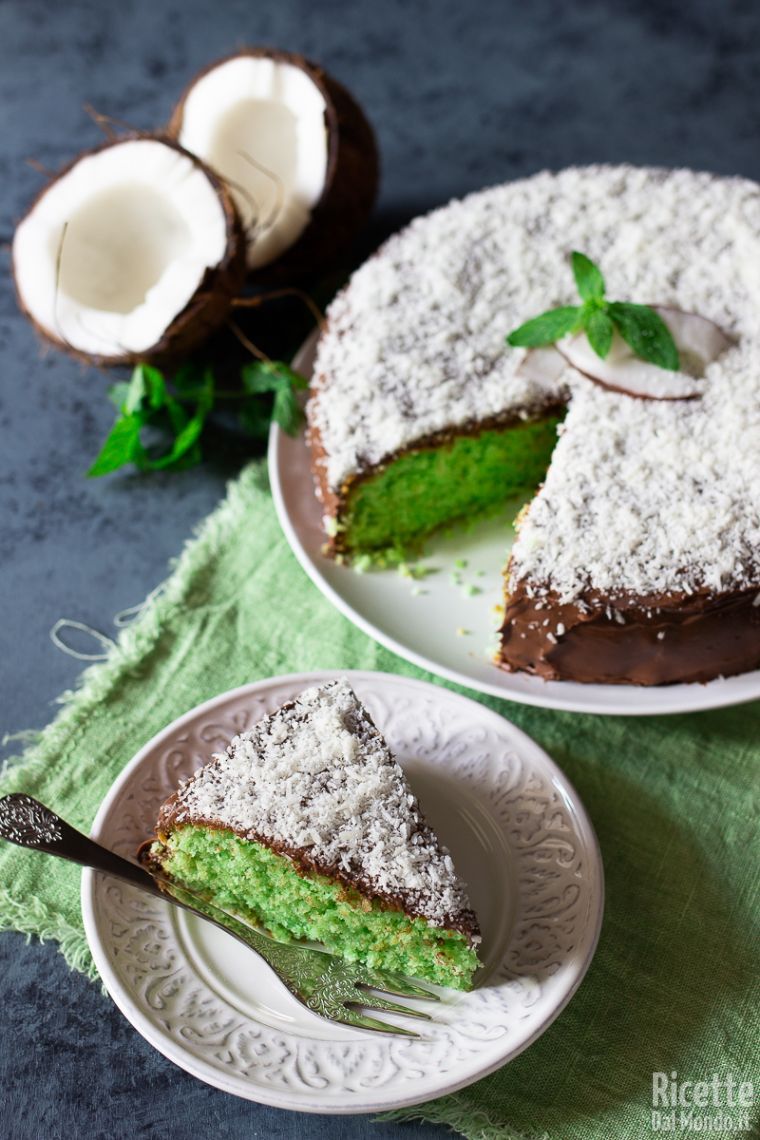 Come fare la torta menta cocco e Nutella