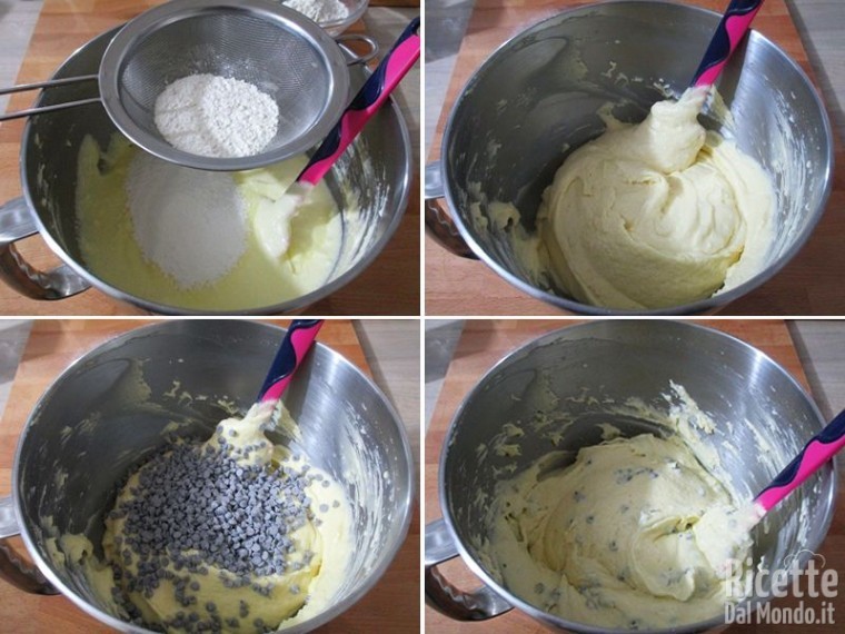 Torta semplice di ricotta e gocce cioccolato 4