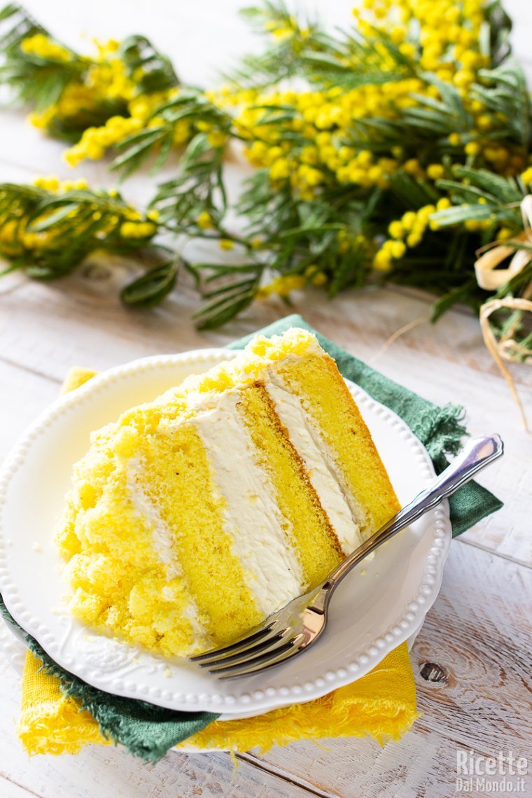 Ricetta semplice e veloce della torta mimosa sofficissima