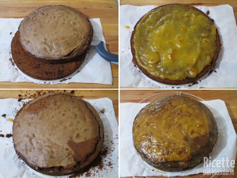 Farcire la torta Sacher
