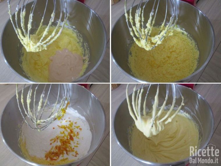 Aggiungere lo yogurt e gli ingredienti secchi