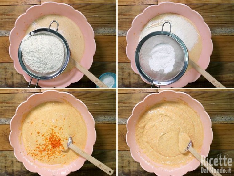 Aggiungere gli altri ingredienti
