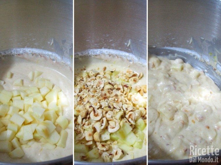 Torta soffice di mele e nocciole 5