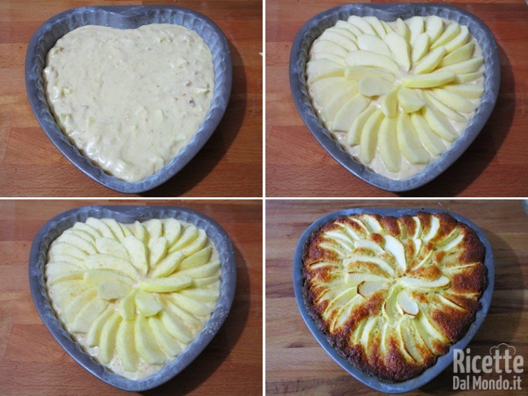 Torta soffice di mele e nocciole 6