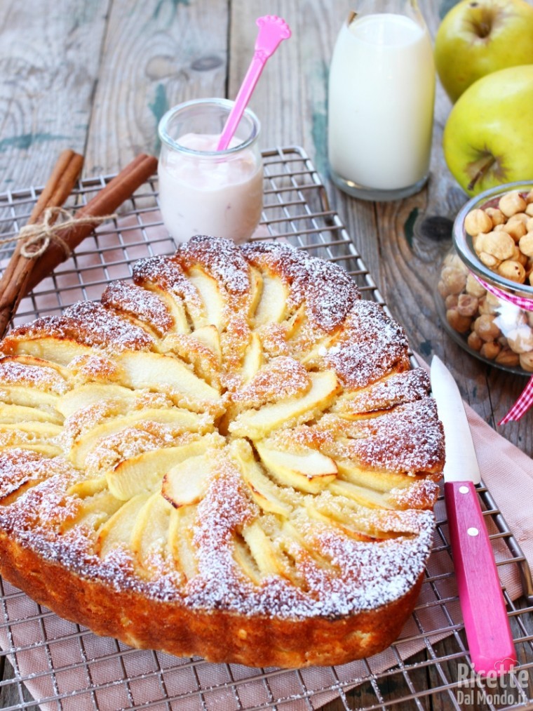 Come fare la torta cuor di mele e nocciole