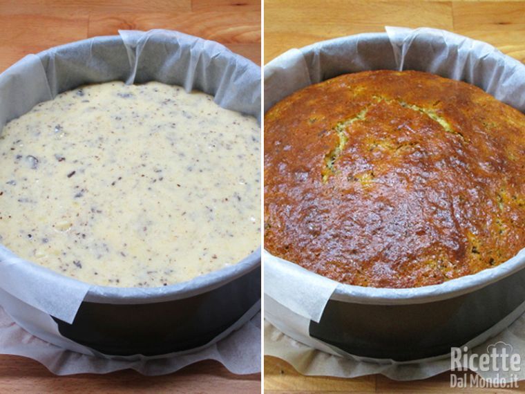 Cuocere la torta in forno caldo