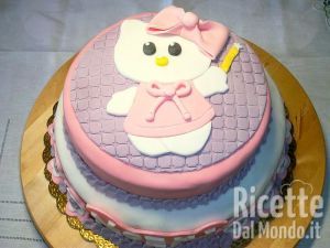 Torta Hello Kitty con Pasta di Zucchero