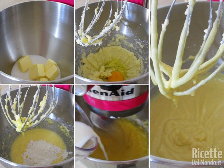 Preparare l'impasto con le fruste elettriche