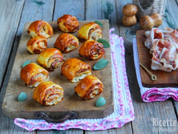 Ricetta rusticini saltimbocca