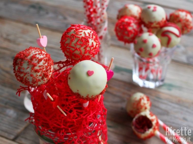 Red velvet cake pops