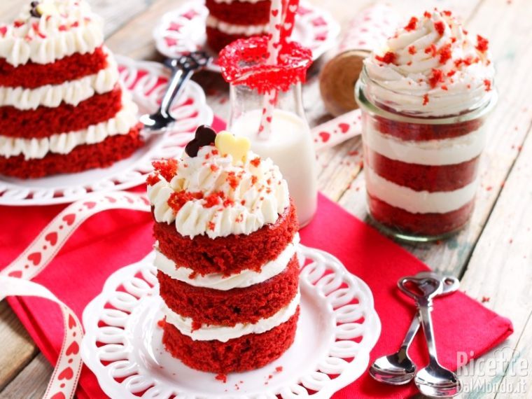 Torrette di red velvet cake