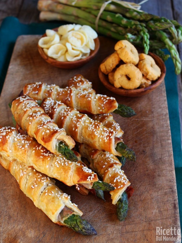 Ricetta asparagi in pasta sfoglia
