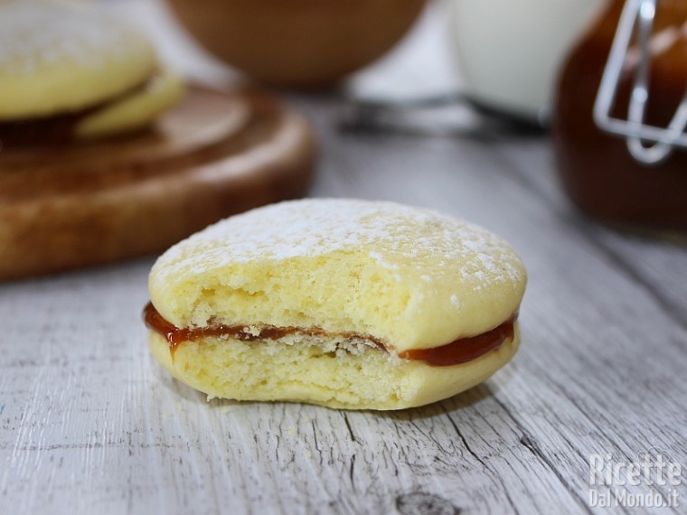 Ricetta alfajores con dulce de leche
