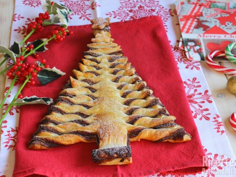 Ricetta albero di Natale di pasta sfoglia