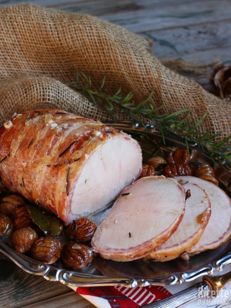 Come fare l'arrosto di maiale con castagne