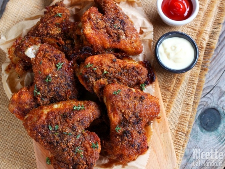 Ricetta alette di pollo al forno