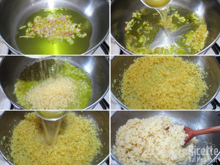 Cuocere il risotto