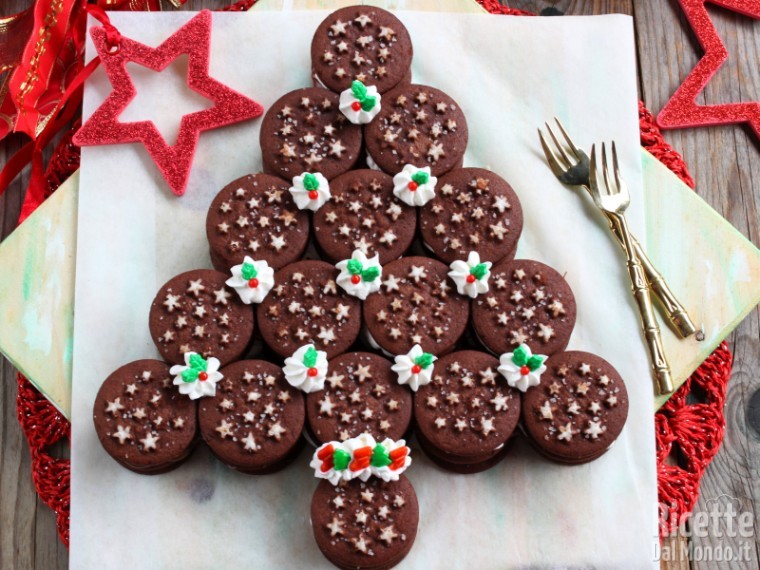 Ricette Biscotti Di Natale Da Fare Con I Bambini.Albero Di Natale Di Pan Di Stelle Freddo Senza Cottura Marianna Pas